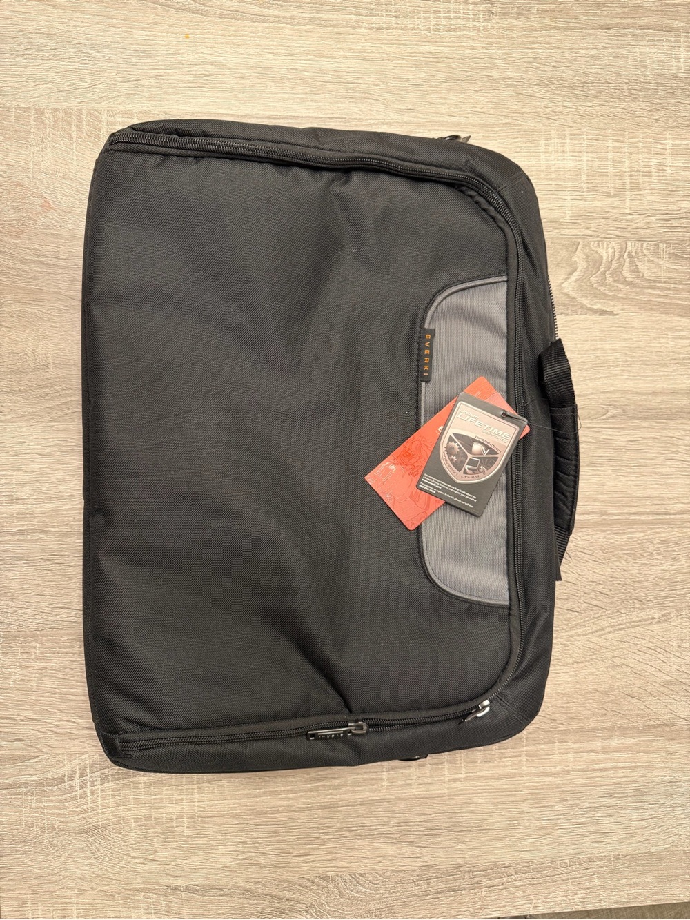 Men's Black Travel Briefcase Laptop Bag